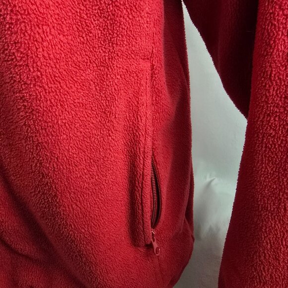 Ohio State Buckeyes Fleece Mens Large Red Reebok Heisman Collection Jacket Zip - Picture 4 of 8